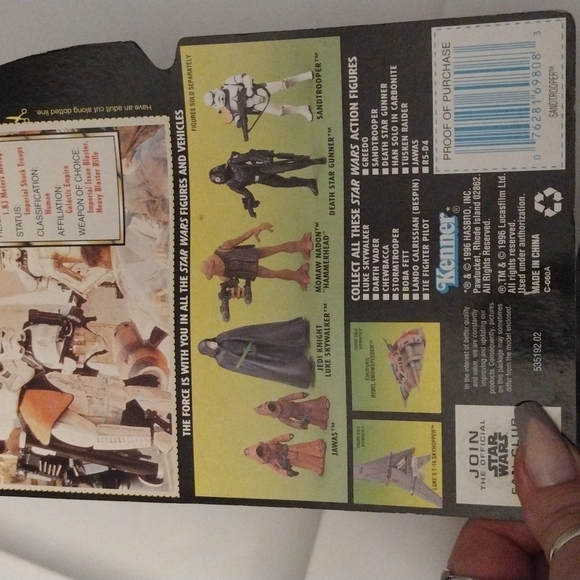 Vintage Star Wars Sandtrooper W/ Heavy Blaster Rifle 1996 - Picture 5 of 6